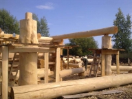 Кедровые столбы 60-70 см