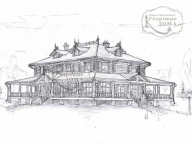 <b>Дом из Кедра 600 м2</b> - «Красивые кедровые дома - Классика». Автор Василий Щербахо