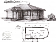 Проектирование Post and Beam: Эскиз и планировка домика