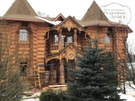 Уникальный эксклюзивный дом из Кедра в Русском стиле